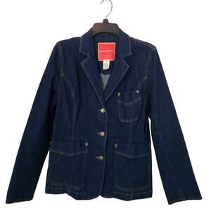 Isaac Mizrahi Women's Denim Jean Jacket Medium